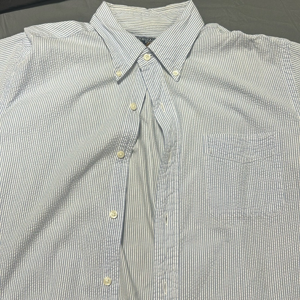 •Vintage Blue Button Up •American Living